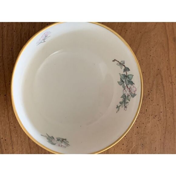 Lenox Serenade Bowl, Small Footed Serving Dish with Bird, Vintage Collectible Gi - Picture 6 of 6